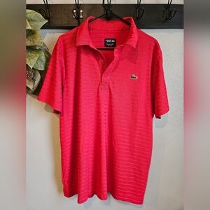 Lacoste Sport men's Red golf shirt, sz XXL